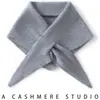Cachecol triangular 100% cashmere puro, aquecedor de pescoço tricotado para mulheres, perfeito para outono e inverno, proporcionando calor e proteção para o pescoço, xale versátil ou lenço externo