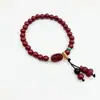 Pulseira de Cinábrio da Sorte e Auspiciosa, Pulseira Vermelha para o Ano de Nascimento, Estilo Casal de Sorte e Prosperidade, Atacado de Fabricante de Pulseiras Finas