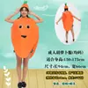 Fantasia de Performance para Dia das Crianças Adultos e Crianças Tecido Não Tecido Frutas e Vegetais Feito à Mão Ecológico Roupas de Show