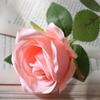 Rosa de Terciopelo Simulado Sola Tacto a Mano Flor Artificial Boda Hogar Decoración Día de San Valentín Ramo de Alta Gama Cascada de Pared