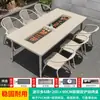Mesa de Churrasco Mo Family para Exterior Cadeira de Lazer Varanda Villa Impermeável Proteção Solar Assentos Externos Quintal Jardim Externo Pátio Mesa Cadeira