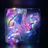 Luces de cadena LED en stock, luces de bobinado de colores, flores, decoración de regalo, estrellas, luces decorativas LED con luces de tornillo
