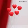 Decoración de Pastel para el Día de San Valentín Chino Pegamento Suave Adornos de Pareja Día de San Valentín Chino Acrílico Amor Pareja Corazón Decoración