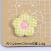Xadrez Pequena Flor Desenho Animado Artesanal DIY Acessórios para Joias Cola de Creme Resina Pequenos Acessórios Furo Fivela de Sapato Pacote de Material