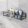 Estante de Almacenamiento para Baño Montado en la Pared Sin Taladro Multifuncional para Baño Hogar