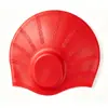 Touca de Natação Protetora de Orelhas, Circunferência Craniana Grande, Tamanho Grande, Estilo Jovem, Tamanho Único, Não Aperta a Cabeça, Não Deixa Entrar Água, Cor Sólida, Touca de Natação Profissional de Silicone