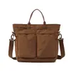 Bolsa Pequena Transversal Esportiva Outdoor Estilo Moderno para Estudantes Femininas Mochila Lateral Viagem Casual Impermeável Versátil Bolsa de Ombro Bolsa para Aulas Particulares