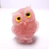 Pegamento Popular Transfronterizo Animal de Resina Búho Grava de Cristal Muebles para el Hogar Artesanía Souvenirs Regalos