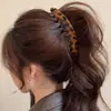 Pinza de plátano para coleta alta estilo coreano para mujer, pinza elegante para la parte trasera de la cabeza, pinza de garra para fijar el cabello, pasador vertical, accesorio para el cabello