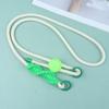 Funda para Teléfono Móvil Color de Contraste Estilo Coreano Nuevo Comercio Exterior Cuerda para Colgar Clip Trasero Correa Cruzada Ajustable Moda Cadena Colgante Tejida