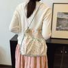 Estilo Floral de Verano Ligero Nuevo Estilo Fresco y Lindo Bolso de Hombro Bolso de Mano Hermoso Casual Práctico Bolso Tote