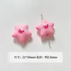 Dulce Genial BarbieGugubi Mengli Serie Rosa Negra Bolígrafo Corazón Flor Acrílico Hecho a Mano DIY Accesorios Materiales