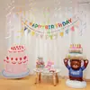 Las Decoraciones de Guirnaldas para Mascotas Más Vendidas de Amazon, Cintas de Colores, Fondo para Temporada de Graduación, Fiesta de Cumpleaños Infantil, Directo de la Fábrica Fuente