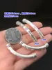 Plata pura s999 Retro Pez pequeño Moneda de Cobre Codo Pulsera Media Cuerda de Mano Trenzada Pulsera Collar Accesorios DIY Hechos a Mano