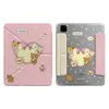 Funda Rosa con Corazón de Rilakkuma para iPad 11/10ª Generación, Funda para Tableta Pro de 12.9 Pulgadas, Desmontable air4/5