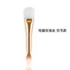 No. 55 Pinceles de Maquillaje Pincel Burbuja para Base de Maquillaje Pincel Único para Base Plano Inclinado Pincel para Contorno Contorno Herramienta de Belleza para Acabado Facial
