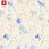 Tecido de Algodão Estampado com 60 Fios, Design Fresco e Floral, Adequado para Vestidos, Camisas e Bolsas de Mulheres e Crianças, em Estoque