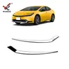 Adequado para Toyota Prius Série 23 60 Modificado Para-choque Traseiro Lâmpada de Neblina Tiras Decorativas Especiais Galvanizadas Brilhantes