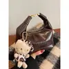 Bolso de Mano Retro de Piel Aceitada y Encerada de Gama Alta para Mujer 2026 Nuevo Moda Tendencia Versátil Bolso de Hombro Cruzado