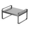 Estante de Almacenamiento Retráctil para Cocina Estante en Capas para Interior de Gabinete Estante de Almacenamiento Divisor para Encimera Estante para Horno de Microondas Estante para Ollas