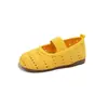 Sandalias Boho Ins Estilo Bohemio 2026 Verano Nuevo Estilo Coreano Zapatos de Princesa Huecos para Niñas Zapatos de Malla Tejidos Transpirables