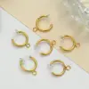 Accesorios para Joyería DIY Convertidor de Pendiente sin Perforar Clip de Oreja de Resorte Invisible Simple y Elegante Hebilla de Oreja Falsa de Resina