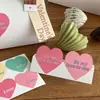 Ins empaque de regalo en forma de corazón postre para hornear Corea del Sur Día de San Valentín pegatinas de amor pegatinas de sellado pegatinas para caja de pastel