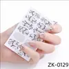 Zhengxiang Celebridade da Internet Popular Pó de Cebola Tiras para Unhas Listradas Estampa de Leopardo Adesivos de Manicure TikTok Venda Quente Adesivos de Manicure Adesivos Completos