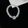 Pulsera de Cierre Redondo Colorida con Circonita Brillante, Pulsera de Lujo Ligero de Alta Gama, Accesorio de Mano Versátil Dulce de Nicho y Personalidad para Mujeres