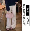 Pantalones de punto estilo perezoso con cordón de corazón, pierna ancha, para mujer, primavera, otoño, cintura alta, sueltos, casual, con caída, tipo nube, pegajosos como arroz glutinoso