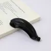 Presilha Banana Preta Brilhante, Presilha Grande Antiderrapante para Rabo de Cavalo, Ferramenta Simples e Versátil para Penteado, Presilha de Garra para Nuca Atacado