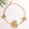 Colar Gargantilha de Flor da Moda Tendência Personalizada Venda Quente Transfronteiriça para Mulheres, Colar de Festa de Feriado, Atacado de Joias de Luxo