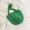 Bolso tejido de diseño único 2026 nuevo bolso de mujer bolso de hombro bolso tote bolso cubo bolso de playa gran capacidad