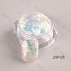 Joyería de uñas transfronteriza con brocado de nube aurora, piezas de hielo, piezas de unicornio mágico, piezas de hielo para uñas embotelladas