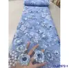 Vestido Francés Posicionamiento Vestido de Novia Bordado con Lentejuelas Tela de Encaje Lentejuelas Nupciales Tela de Encaje