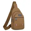Riñonera de lona transfronteriza nueva para hombre, bolsa de pecho para hombre, mochila de moda para hombre, bolso de hombro, bolsa cruzada deportiva multifuncional