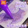 Marcadores de Brillo de Color Verdadero para Niños y Estudiantes de Primaria, Plumas de Brillo, Plumas Fluorescentes de Arte, Plumas de Acuarela Brillantes