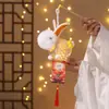 Linternas de Bambú para el Festival de Mediados de Otoño 2026 Linternas de Conejo Luminosas Portátiles Hechas a Mano para Armar Mercancía Pequeña para Puestos Calabazas de Colores