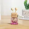 Botella de recarga para ambientador de coche, colgante decorativo para rejilla de ventilación, fragancia de larga duración, eliminador de olores de coche, botella de aceite esencial de perfume, botella vacía