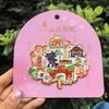 Imán de Metal para Refrigerador Ciudad de Tangshan Fuente Atracción Turística Cultural Check-In Tendencia Nacional Souvenir Hito Creativo Venta al por Mayor