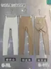 Secagem Rápida Solta Cobre o Quadril Fio de Bambu Manga Longa Roupa de Yoga Calça Tubarão Roupa Externa Furos Respiráveis no Bolso da Cintura Traseira Calça Fitness