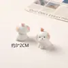 Boneca de cachorro fofa estúpida criativa fofa decorações DIY acessórios paisagem em miniatura mini desktop carro pequenos enfeites