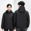 Chaquetas Impermeables de Una Sola Capa para Hombre y Mujer de Primavera y Otoño, Chaquetas Cortavientos para Exteriores, Ropa de Trabajo, Ropa de Trabajo Corporativa con Logos Impresos