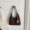 Nova bolsa tote de bolinhas estilo coreano 2026, grande capacidade, moda retrô, estilo descontraído, casual, chique e adequada para o trabalho