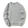 Transfronterizo grueso estampado fijo logo generación lote comercio exterior explosiones casual suéter con terciopelo interior suéter cuello redondo hombre color liso