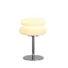 Lámpara de mesa de cristal de lujo ligero italiano para mesita de noche de dormitorio Lámpara de mesa decorativa de diseño simple para dormitorio principal Toque de alta gama Hierro