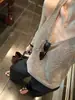 Camisola sexy de lino tejido calado estilo "old money" de alta gama para mujer, top corto de seda helada sin mangas para verano