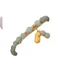 Pulseira de Amendoim Dupla Corrente Dupla Camada Empilhável Usar Imitação Ágata Vermelha Natural Pulseira para Menina Sensação Avançada Design de Nicho Pulseira Mexer