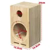 Caja de altavoz de madera subwoofer hecho a mano DIY audio para coche caja de madera caja vacía cuerpo de madera para uso doméstico