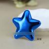 Versão Coreana Ornamento Estrela de Cinco Pontas Ultrassônico DIY Inserção para Assar Decoração Estrela de Cinco Pontas em Couro PU Brilhante Acessório de Cabelo Infantil